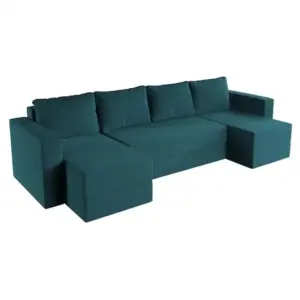 canapea confortabila de tip coltar cu lada pentru depozitare