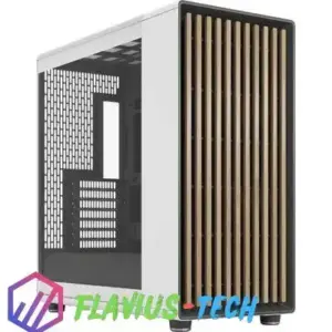 carcasa pc gaming cu influente de lemn